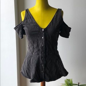 Free People Button Down Blouse